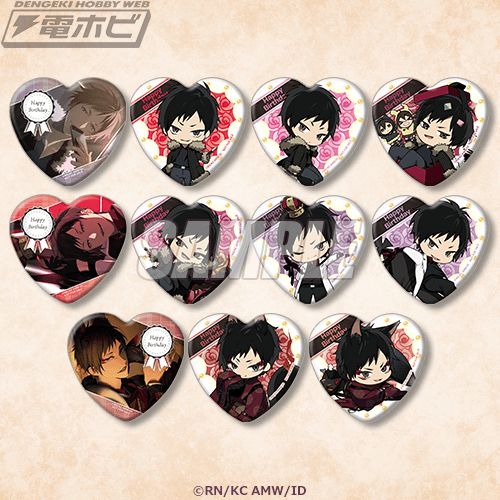 デュラララ‼︎ 中国限定 コロッタ 缶バッジ セット 折原臨也