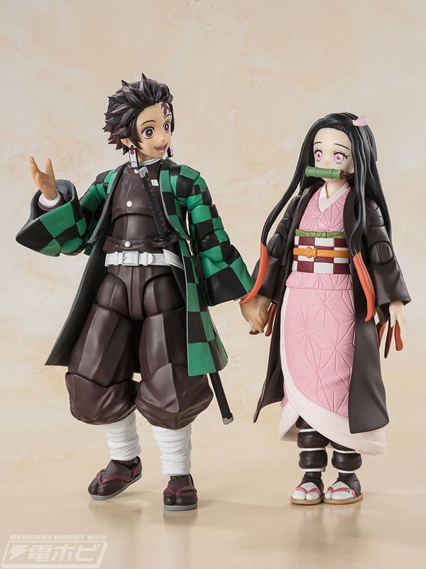 鬼滅の刃』竈門炭治郎と竈門禰豆子がS.H.Figuartsでアクション