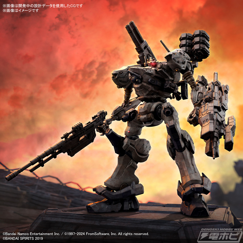 アーマード・コア6』×「30MM」のプラモデル「ナイトフォール」と