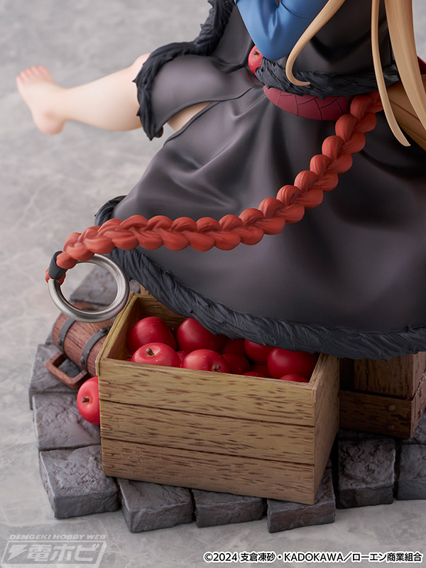 狼と香辛料』ホロがリンゴとお酒を手に持った姿でフィギュア化！こちら