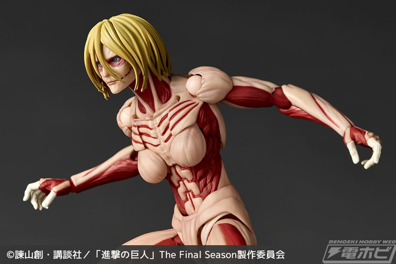 進撃の巨人』女型の巨人が海洋堂の可動フィギュア「アメイジング