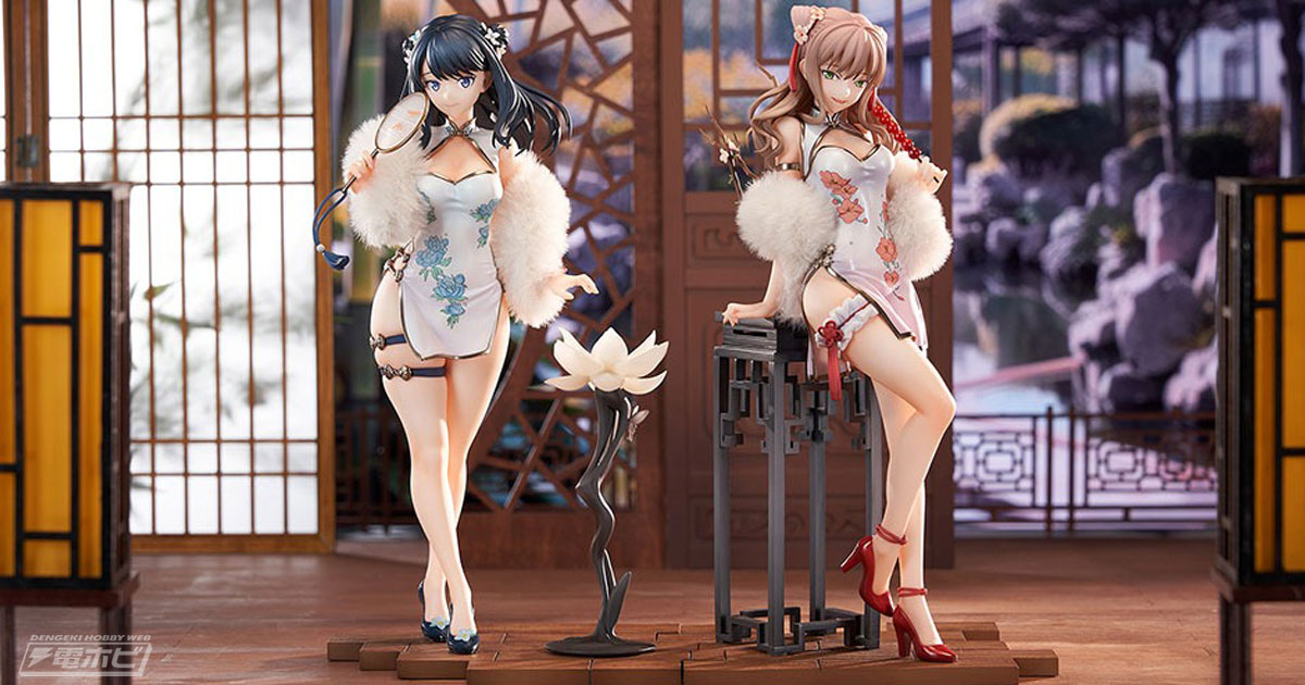 グリッドマン ユニバース』宝多六花と南夢芽がセクシーなチャイナ