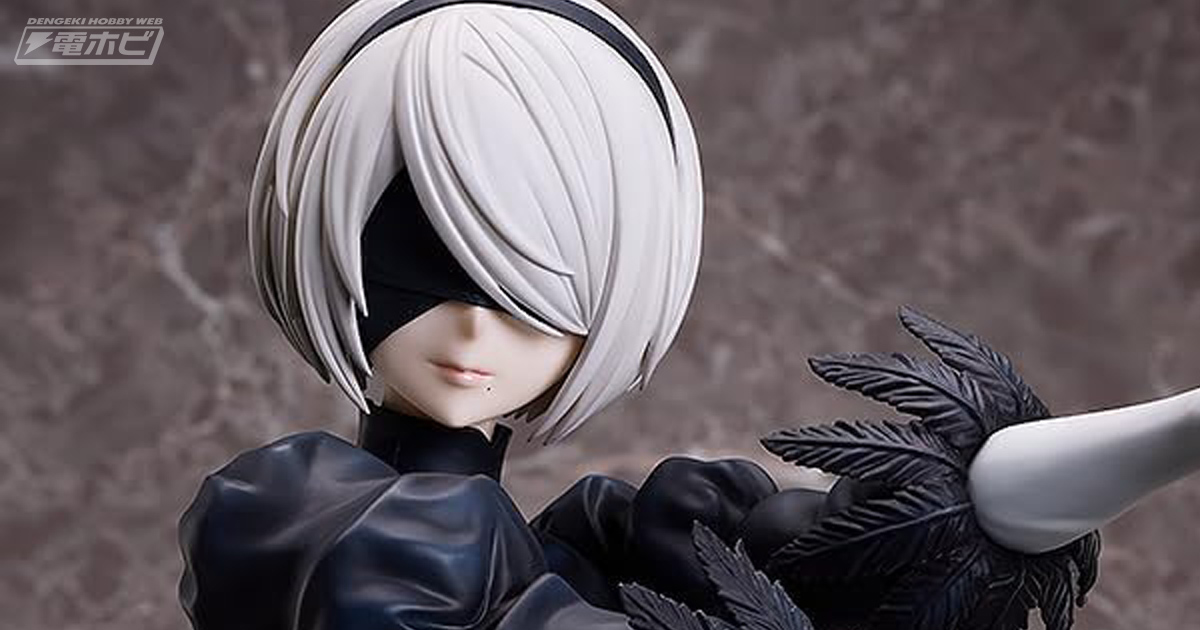 NieR:Automata Ver1.1a』ふわりと舞うスカートから覗く太ももが素敵