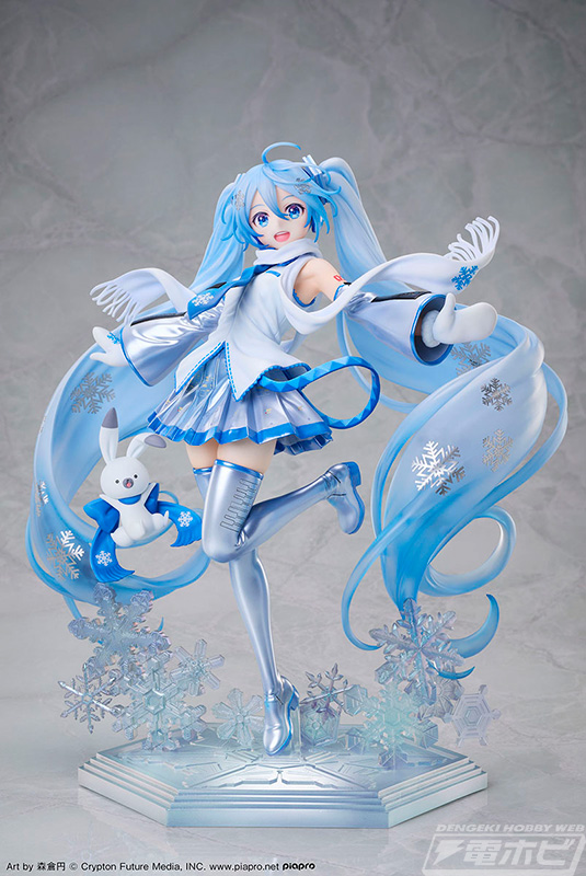 冬の寒さを吹き飛ばす明るい笑顔が可愛い！「雪ミクスカイタウン