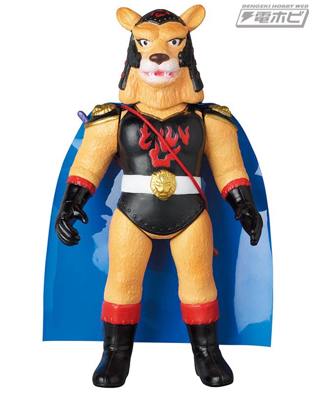 ピープロの時代活劇『風雲ライオン丸』のソフビモデルがメディコム