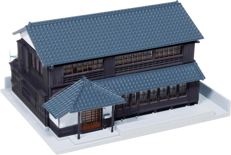 風情あふれる木造町家がNゲージサイズのジオラマに！中二階を持った