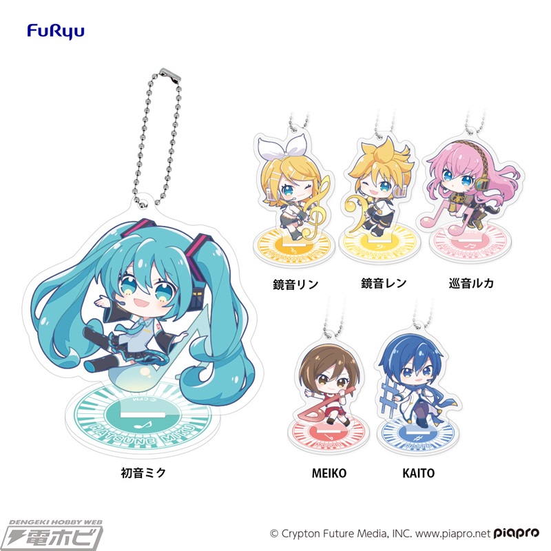 初音ミク、鏡音リン、レンのぬーどるストッパーフィギュアやアクスタ