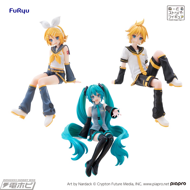 初音ミク、鏡音リン、レンのぬーどるストッパーフィギュアやアクスタ