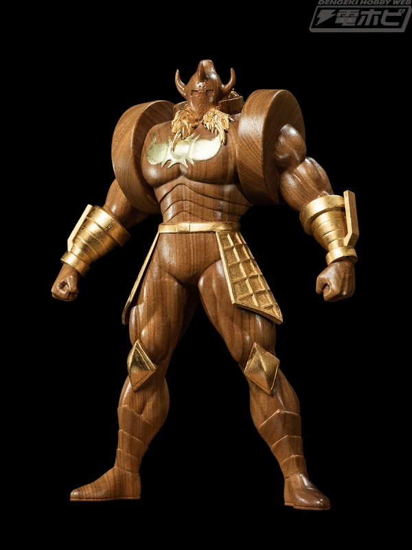 キン肉マン』悪魔将軍が堂々たる立ち姿で木彫フィギュア化！スパイス
