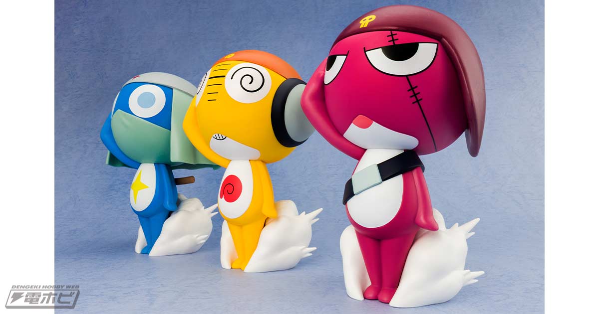 アニメ『ケロロ軍曹』より、「ギロロ伍長」「クルル曹長」「ドロロ兵長