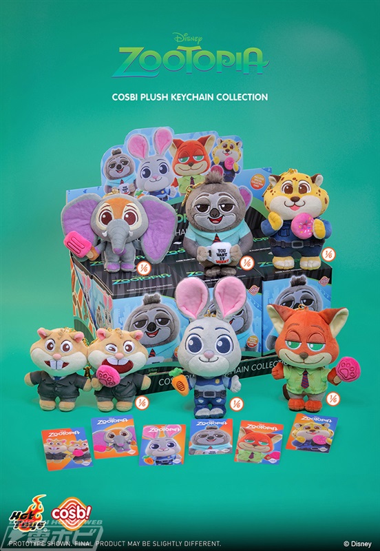 ズートピア』ジュディやニック、クロウハウザーたちといつも一緒！約12