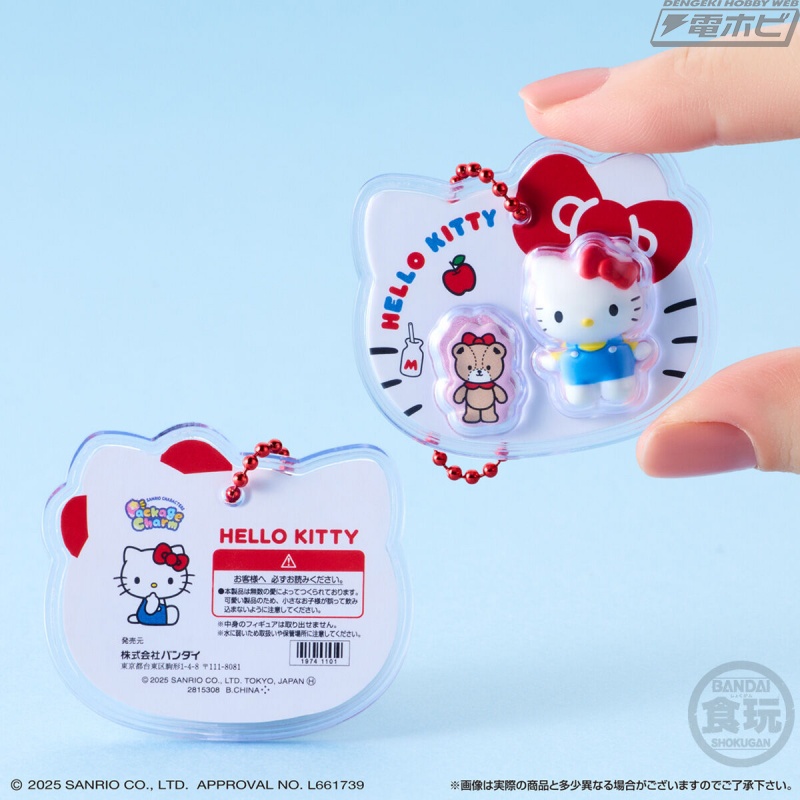 キャラクターがぷっくりと浮き出た「サンリオキャラクターズ