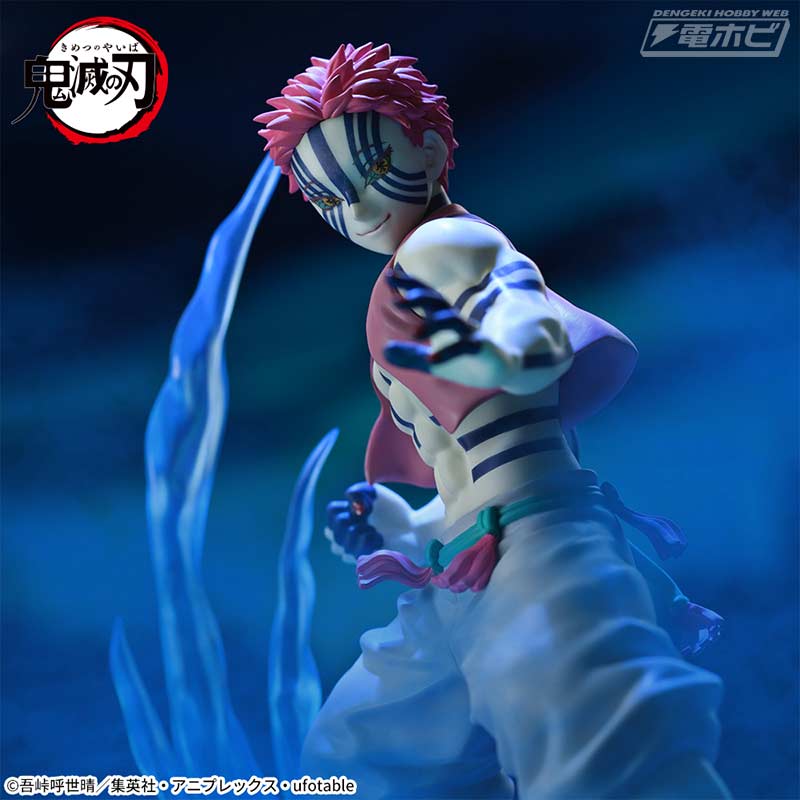 アニメ「鬼滅の刃」より炎柱「煉獄杏寿郎」と上弦の参「猗窩座」の