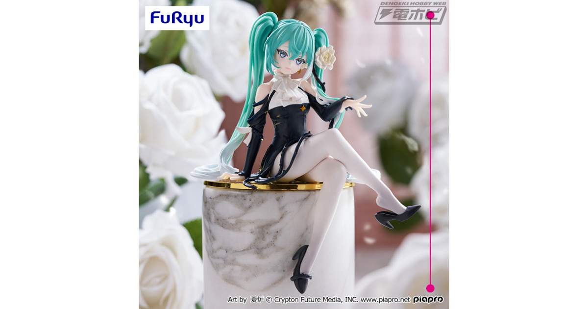 白薔薇の妖精をモチーフにした幻想的なデザインで「初音ミク」がぬーど