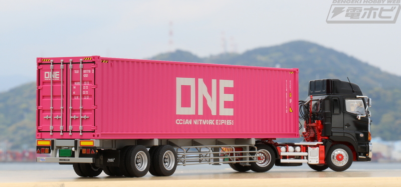 1/50スケールトラクターヘッドと組み合わせて楽しむトレーラー各種が