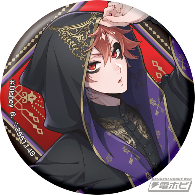 ツイステ』ホログラム仕様のガシャポン缶バッジに美形ヴィランズが