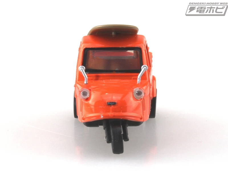 昭和の名車、ダイハツ ミゼット（MP型）がカプセルトイに！鮮やかな