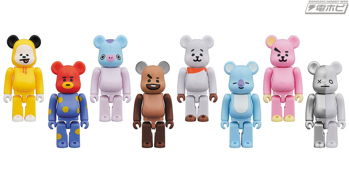 BTSメンバーがデザインした「BT21」キャラクターたちがBE＠RBRICKに