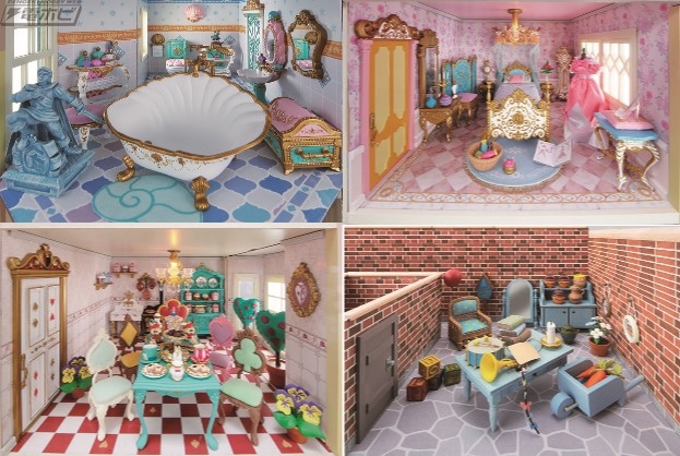 週刊『ディズニー ドールハウス』が2月12日創刊！9部屋＋地下室に