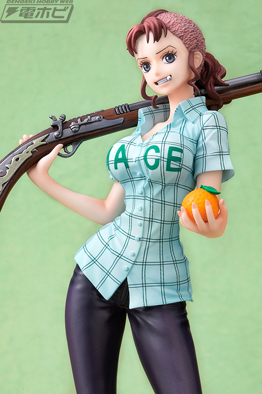 パーツ差し替えでみかんを持つ姿も再現可能！『ワンピース』ベルメール