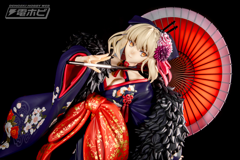 漆黒の騎士王が豪華で艷やかな着物姿で立体化！『劇場版 Fate/stay