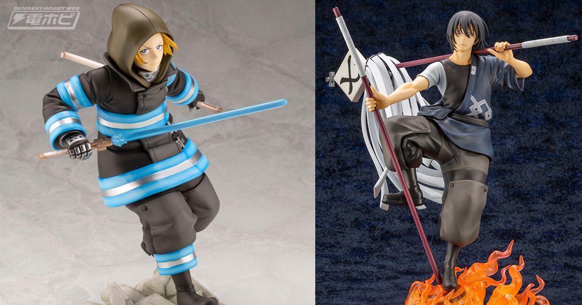 炎炎ノ消防隊』新門紅丸とアーサー・ボイルがフィギュア化