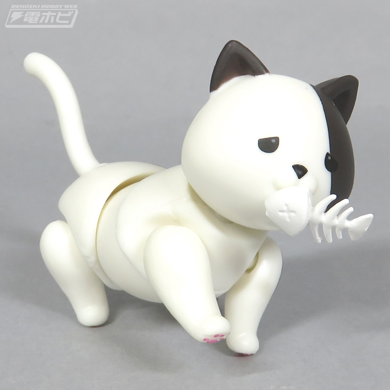 お魚をくわえるガシャポンにゃんこ「まぐねっこ」は第5弾！さらに表情