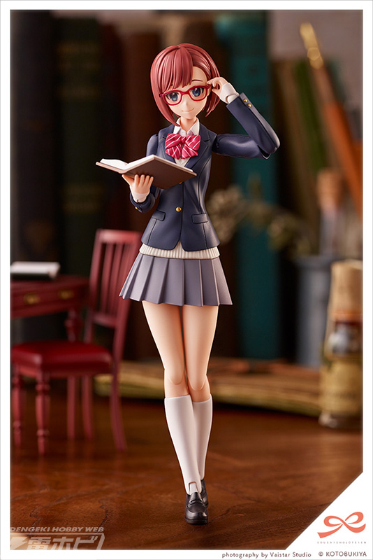 美少女プラモデル『創彩少女庭園』結城 まどか【桃桜高校・冬服