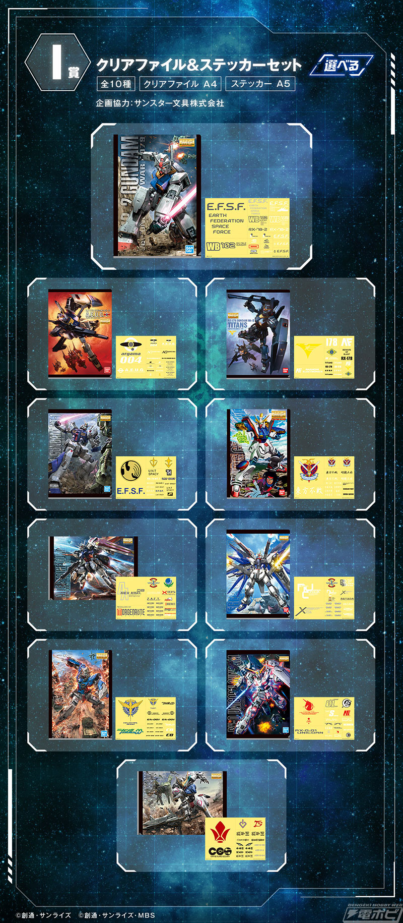 全高約37センチの「メガサイズモデル」も初登場！「一番くじ 機動戦士