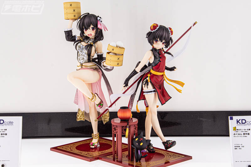 このすば』めぐみん＆ゆんゆんのチャイナドレスVer.彩色見本が初展示