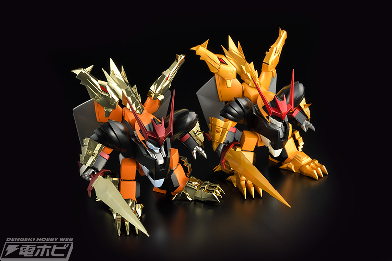 魔神英雄伝ワタル』ブラックメッキが輝くプラモデル「影輝鋼衣