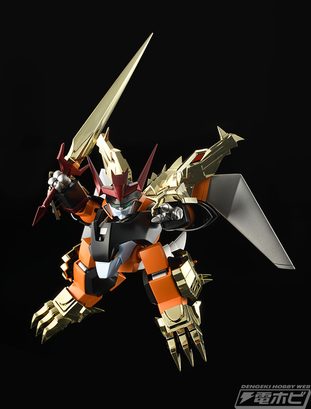 魔神英雄伝ワタル』ブラックメッキが輝くプラモデル「影輝鋼衣