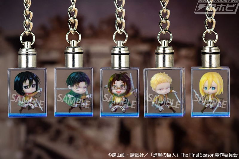 進撃の巨人』エレンやミカサ、リヴァイたちが可愛くデフォルメされた