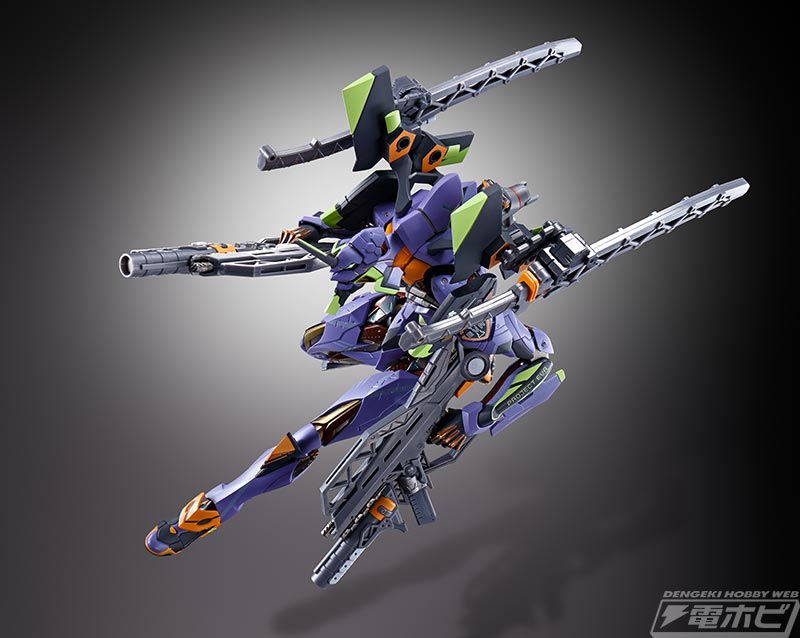 新世紀エヴァンゲリオン』無反動砲など新規装備を携えて「METAL BUILD