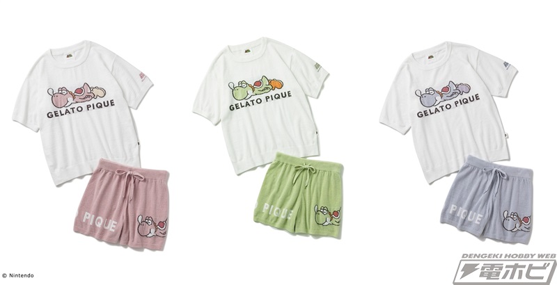 ジェラート ピケ×『スーパーマリオ』カラフルヨッシーコレクションが4