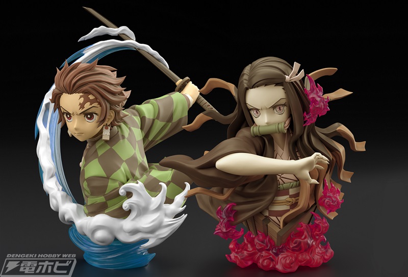 炭治郎と禰豆子の海洋堂特製フィギュア、トミカなどの豪華グッズが