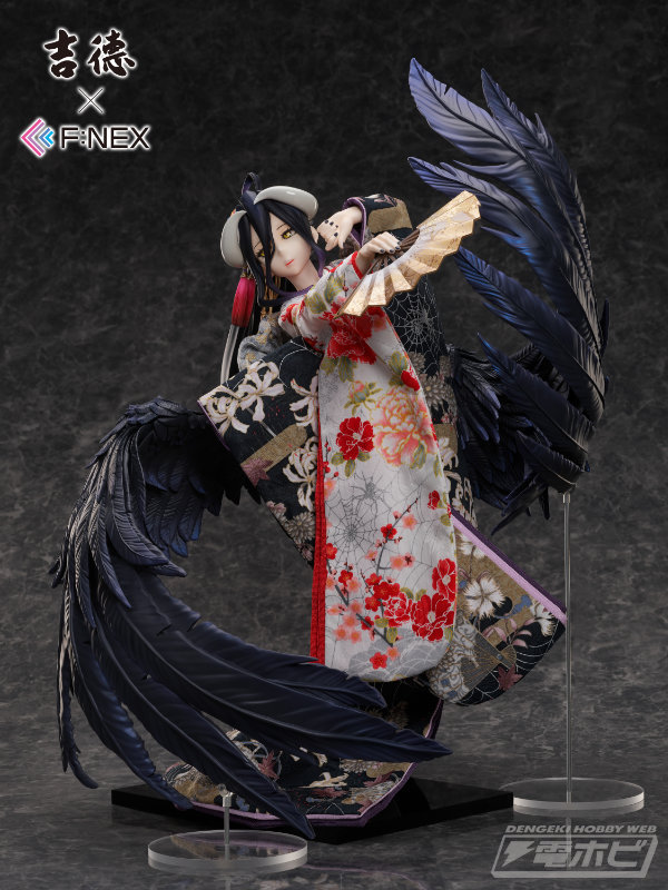 オーバーロード』アルベドが吉徳とF:NEXのコラボで1/4スケール