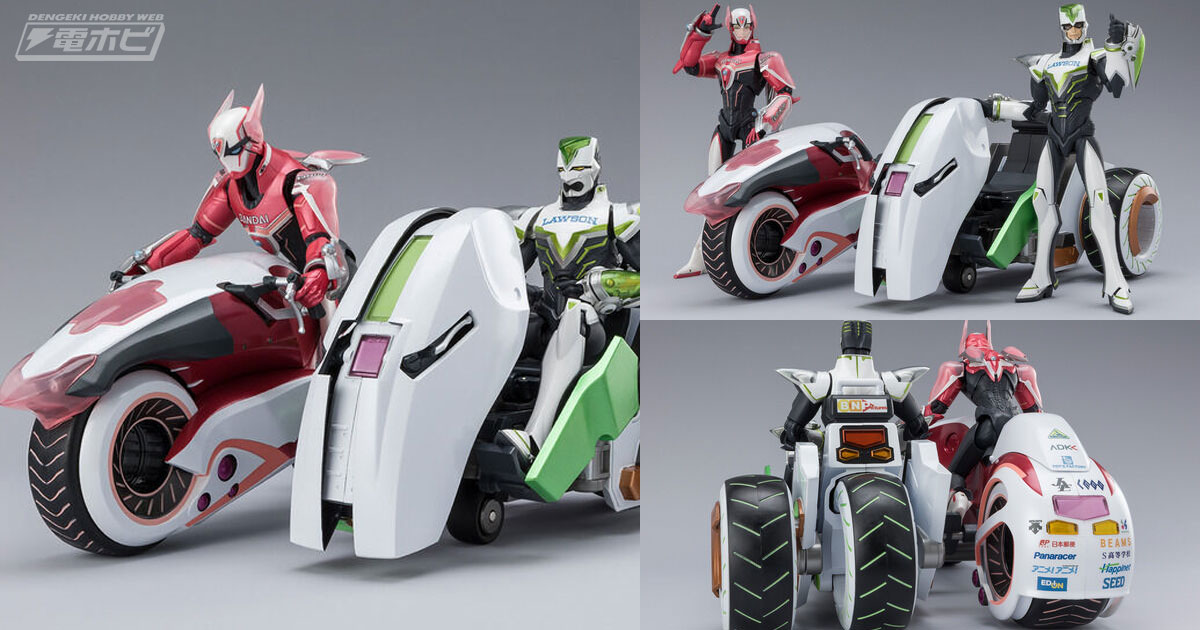 TIGER ＆ BUNNY 2』ワイルドタイガーとバーナビーが乗るバイク・ダブル