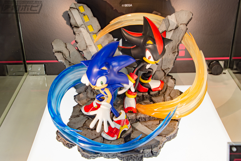 ソニックアドベンチャー2』の世界観を表現したフィギュア彩色見本や