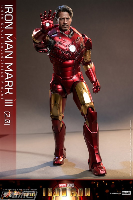 最新技術でアップデートされた『アイアンマン』マーク3の合金仕様可動