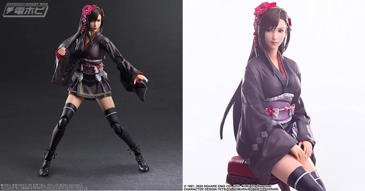 FFVII リメイク』異国風ドレスに身を包むティファが、動きを出せる可動