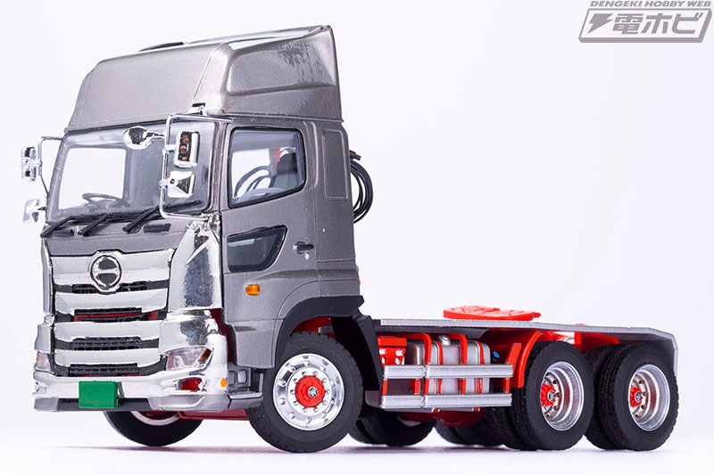 日野プロフィアSS 6×4」の1/50スケール完成品モデルが登場！組み合わせ