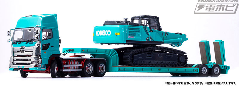 日野プロフィアSS 6×4」の1/50完成品モデルのバリエーションにライト