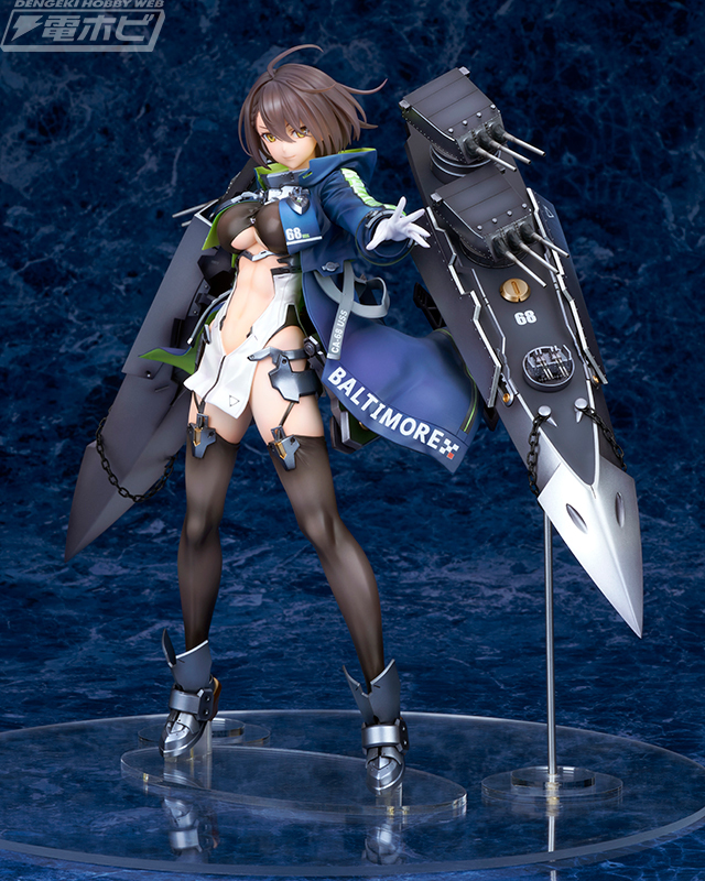 ボリューム満点の艤装の作り込みは必見！『アズールレーン』ボルチモア