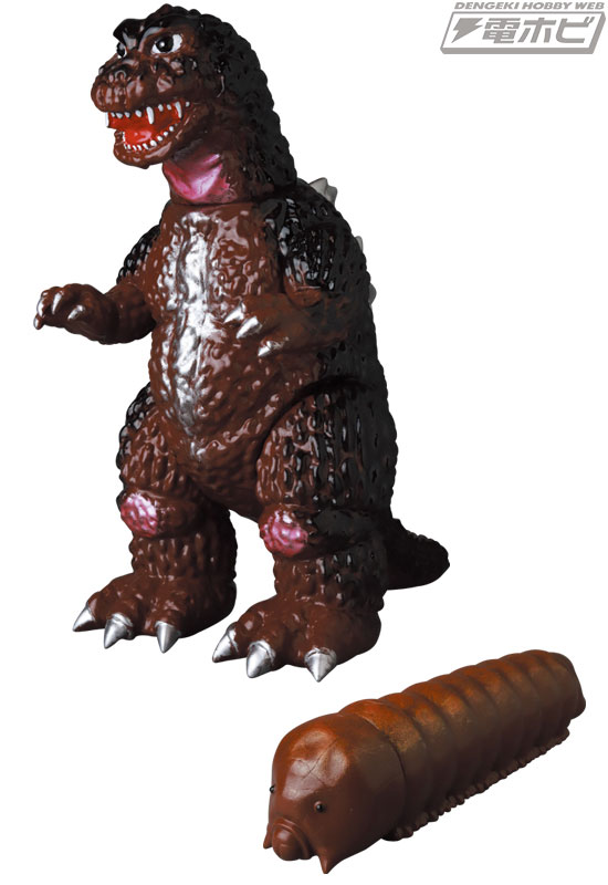 造形作家・安楽安作が贈るソフビモデル！「ゴジラ＆モスラの幼虫」と