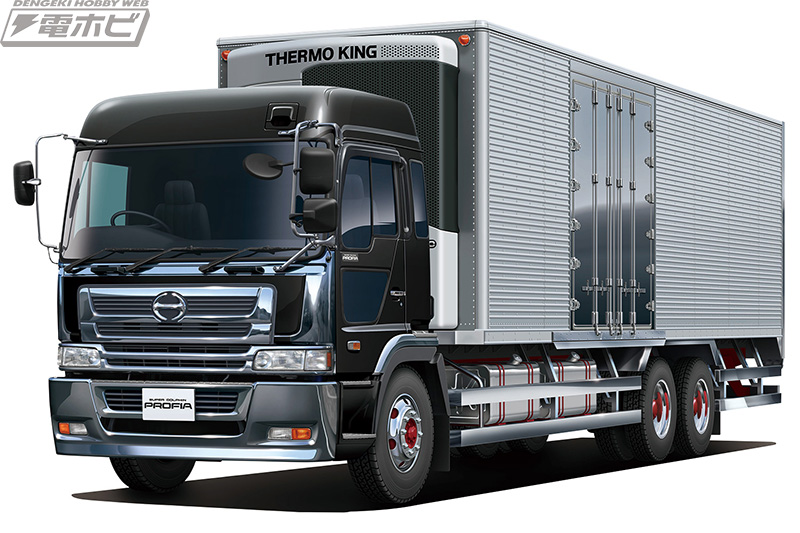 大型貨物トラック「日野 プロフィア FW」の最終モデルがアオシマより