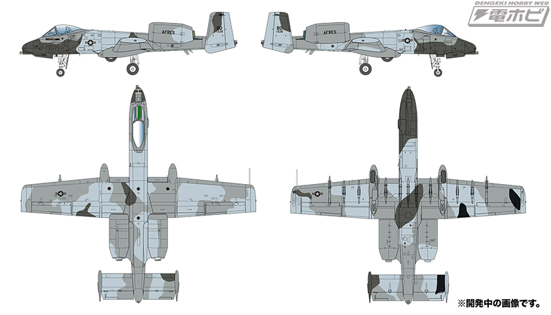 地上攻撃機「A-10A サンダーボルトII」をプラッツ／イタレリが1/48