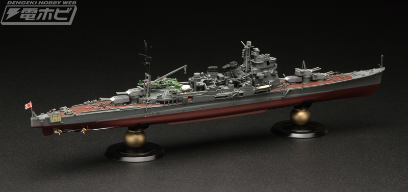 1/700スケールの日本海軍重巡洋艦「高雄」と「摩耶」がフジミ模型より