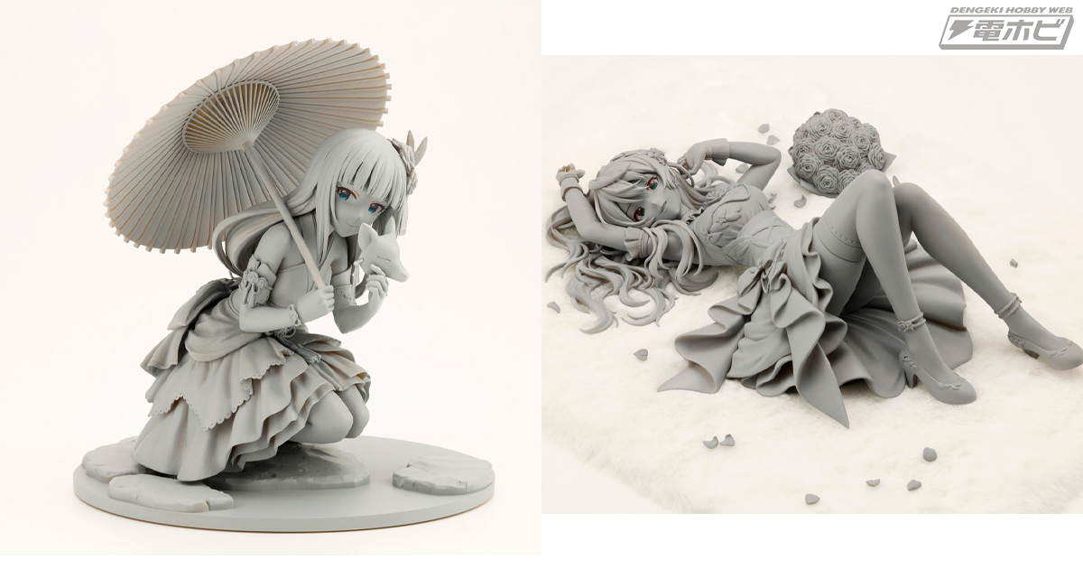アイドルマスター ミリオンライブ！』白石 紬、桜守歌織フィギュア原型