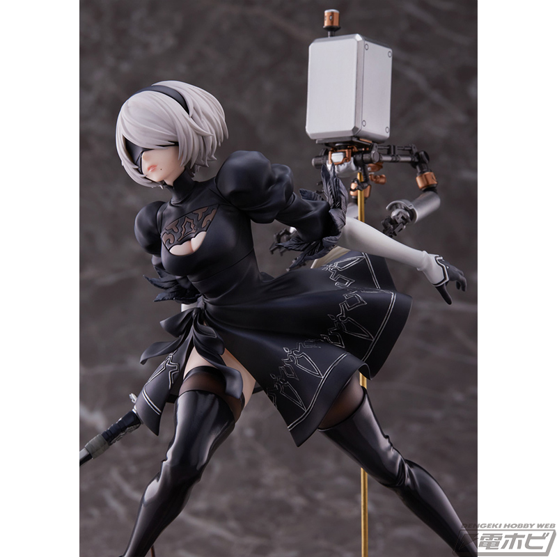 ニーア オートマタ』2Bが描き下ろしイラストをもとにフィギュア化